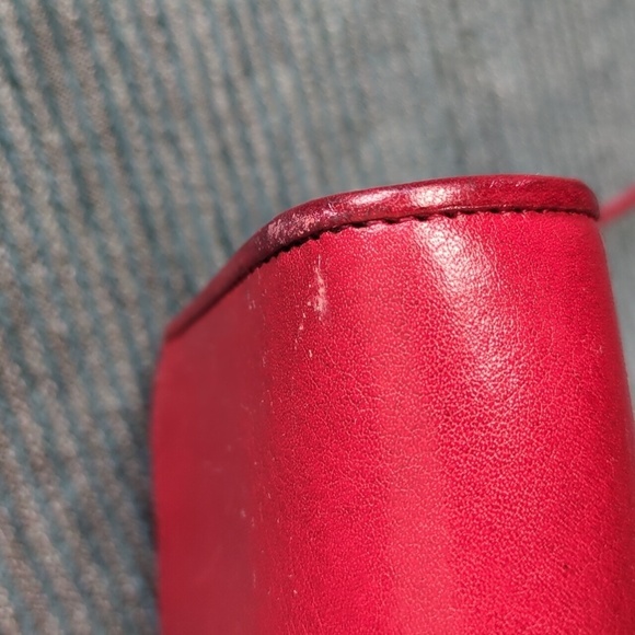 Brighton Beaded, Red Leather, Crossbody Mini-Bag - Picture 17 of 17